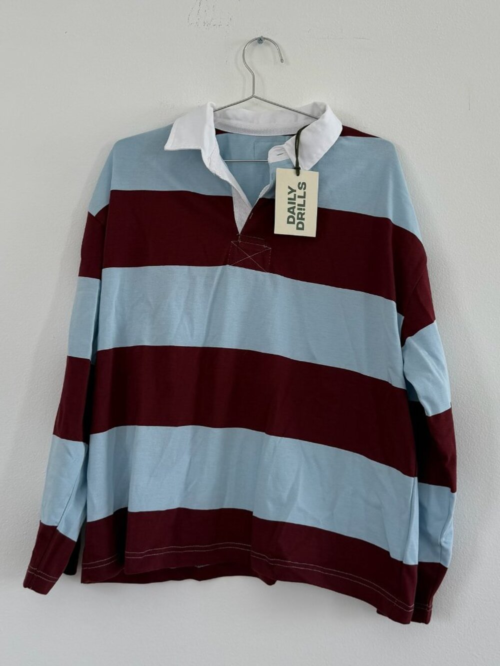 Daily Drills Rugby Stripe Polo Shirt | NWT